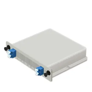 FTTH 1*2 1*4 1*8 1*16 1*32 1*64 Divisor PLC de fibra óptica para sistemas de monitoreo Redes CATV