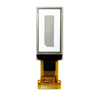 Módulo de Pantalla PMOLED de 0.96 Pulgadas, Resolución 64x128, Pantalla OLED Blanca, Interfaz SPI I2C para Dispositivos Integrados e IoT