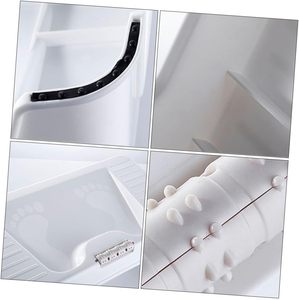 เก้าอี้พลาสติกสำหรับนั่งชักโครก ดีไซน์ใหม่ คุณภาพสูง พร้อมที่นวดเท้า - Product Image 2