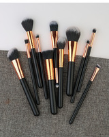 Vente de gros Pinceaux de maquillage Lot de 11 pinceaux de maquillage Lot de 11 pinceaux de maquillage de luxe de haute qualité