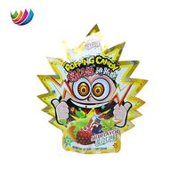 Sac jetable de qualité alimentaire en plastique PP PET personnalisé de 30g pour bonbon Pop Rock forme spéciale sac en mylar sac d'emballage alimentaire en feuille d'aluminium pour collation
