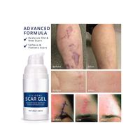 Crème Gel Cicatrisant au Silicone Avancé 30g pour l'Élimination Efficace des Cicatrices Anciennes et Nouvelles, Chirurgie Césarienne, Blessures, Brûlures, Soin de la Peau, Fonction Blanchissante