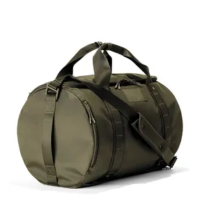 Custom Waterproof Underseat Foldable Travel Luggage Organizer Tote Bags Convertible Duffel Bag Backpack