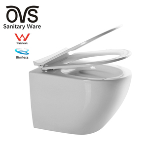 Inodoro de cerámica de lujo para niñas, urinario para colgar en la pared, con diseño clásico australiano de marca de agua, para cuarto de baño - Product Image 2