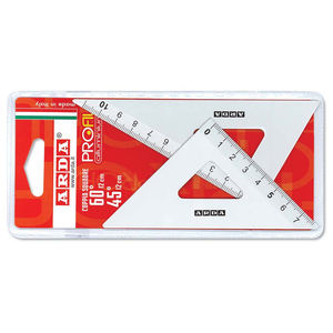 ARDA - SET 2 PROFILO IN ALLUMINIO SERIE SQUADRETTE 12CM - Product Image 1