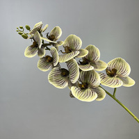 Orchid Home Decor Bouquet de fleurs artificielles décoratives pour la décoration de bureau et de jardin, plante artificielle imitée personnalisable