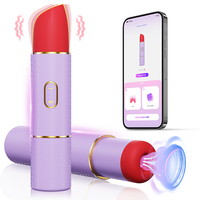 Neuer Multifunktionaler Mini-Lippenstift-Saugvibrator 3 Saugmodi 10 Vibrationsmodi Klitoris-Nippel-Stimulator Sexspielzeug für Frauen