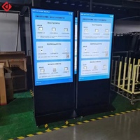 Taille personnalisée haute luminosité signalisation numérique publicité boutique magasin Lcd fenêtre face écran moniteur pour centre commercial