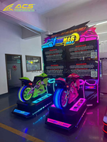 Machine de jeu simulateur de course à monnayeur ACS Konghui, vente directe usine, pour deux joueurs, pour centres de jeux vidéo