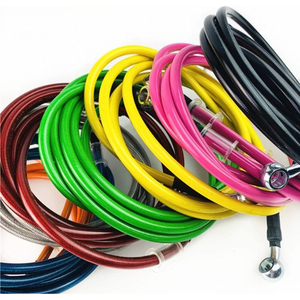 3.2*7.5mm Ensemble <span class=keywords><strong>de</strong></span> tuyaux <span class=keywords><strong>de</strong></span> <span class=keywords><strong>frein</strong></span> <span class=keywords><strong>de</strong></span> moto rouge et bleu avec banjos chromés Tuyaux <span class=keywords><strong>de</strong></span> <span class=keywords><strong>frein</strong></span> automatique du fabricant - Product Image 1