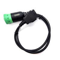 9pin J1939 Type2 قابس إلى OBD2 كابل تعقب GPS كابل ELD لكابل الشاحنة الثقيلة