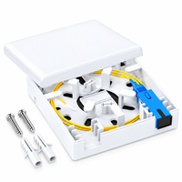 Boîtier Fibre Optique FTTH 2 Ports Panneau 86 avec Pigtail SC Boîtier Terminal de Fibre Optique