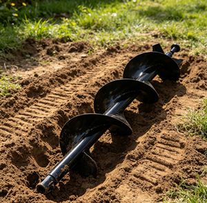 Punta per Trivella da Terra Resistente 10-30cm - Punta a Spirale di Ricambio per Scavo di Buche, Pali per Recinzioni e Piantumazione - Product Image 2