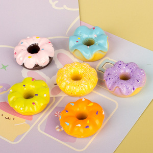 Accesorios de resina con forma de donuts para fundas de teléfono, horquillas, llaveros, decoración del hogar, cabujones de resina, artesanías de arcilla personalizadas, resina para decoración - Product Image 5