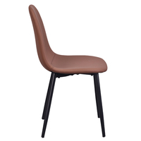 Échantillon Gratuit - Chaise de Salle à Manger Pivotante en Similicuir, Style Nordique Moderne et Luxe, Personnalisable, pour Restaurant