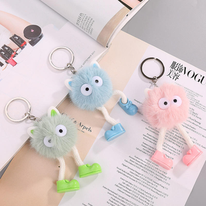 Porte-clés mignon en peluche elfe anime pour femme, breloque de sac à dos tendance, accessoires, pompon de voiture, cadeau pour les amoureux, bijoux - Product Image 6