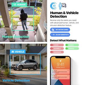 Cámara de Seguridad Inteligente Inalámbrica <span class=keywords><strong>WiFi</strong></span> IP TUYA de 4MP, Tipo Domo, Visión Nocturna CMOS, Audio Bidireccional, IP66, con Red Bluetooth - Product Image 4