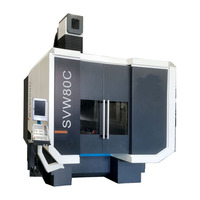 Centre d'usinage automatique vertical 5 axes haute performance SVW80C HSK-A63, tour CNC avec système de commande Heidenhain TNC640