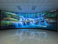 Module d'écran LED flexible intérieur HLT P4 couleur intégrale de haute qualité, étanche IP43, angle de vision de 160°, luminosité de 700 cd