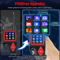 Probador de Circuitos del Sistema Eléctrico Automotriz Topdiag Smart Hook P200, 9v-30v, Relé, Diodo, Osciloscopio