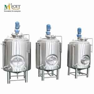 माइक्रोट 1000l 2000l स्टेनलेस स्टील मिश्रण टैंक पेय पदार्थों के साथ मिक्सर रस सोडा पानी भंडारण टैंक - Product Image 1