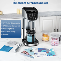 Máquina para Hacer Helados de Frutas Eléctrica Multifunción, Máquina Automática para Hacer Sorbetes Congelados, Máquina Casera para Hacer Helados