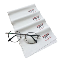 Lunettes Yihan EC-1 2026 personnalisées en microfibre, grand format, en suède, avec logo imprimé par sublimation, motif carré, coupe droite