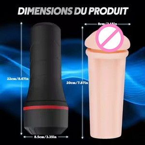 Masturbador masculino manos libres, Vagina realista, Fleshlight, cómodo tacto, seguro, fácil de limpiar, Color, juguete sexual, productos para adultos - Product Image 3