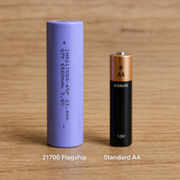 Cellule Li-ion Premium Battivus 21700 6500mAh à décharge rapide pour drone de cartographie professionnel, VTOL, UAV, hélicoptère – Vente chaude en Russie et en Europe