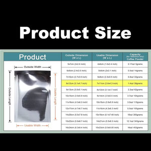 Túi bao bì nhôm tráng bạc in ấn tùy chỉnh, túi nhôm bạc, túi hàn nhiệt ba cạnh, túi nhôm tráng bạc dùng cho thực phẩm - Product Image 4