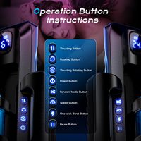 Freihändige Automatische Sexmaschine Masturbator Stroker mit Stoß- und Rotationsfunktion für Männliche Penistraining-Masturbation mit Griff und Telefonhalterung
