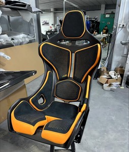 Siège de voiture de luxe en fibre de carbone OEM avec revêtement en daim pour McLaren, pour sièges de voiture de course - Product Image 2