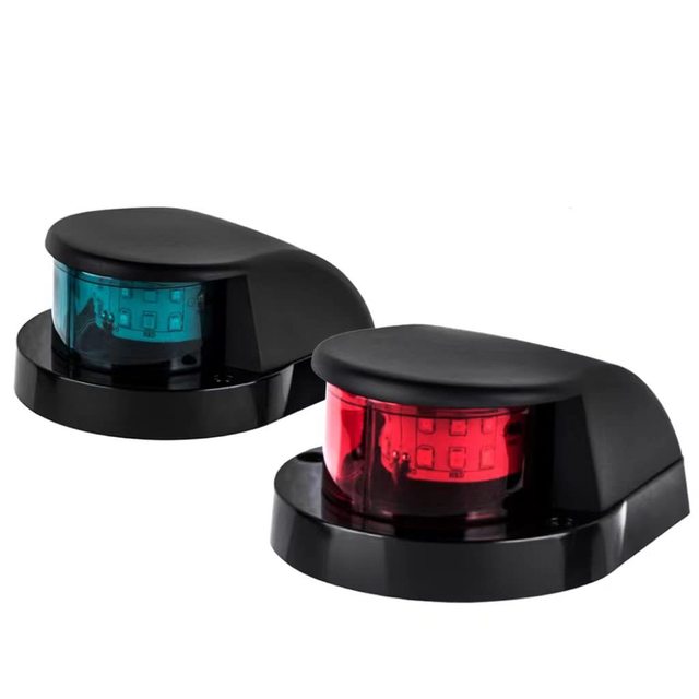 Marine LED Navigation Lights Deck Mount Port and Starboard Boat Lights Marine LED for Bow and Stern