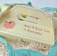 Nouvelle boîte d'emballage portable à température normale pour chips de pommes de terre, pâtisserie, gâteaux, macarons, sushis, tartes aux œufs, scones, madeleines