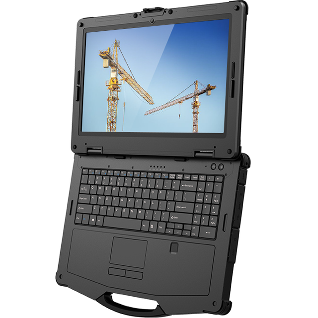 CENAVA 15.6" Rugged Laptop Touch Screen Rugged Computer PC I7/i5 CP Win10/11 GPS Dual Battery Industrial Laptop