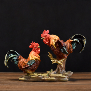 Customized Home <strong>Garden</strong> Micro Landscape <strong>Animal</strong> Resin Crafts Outdoor Rooster <strong>Ornaments</strong> - Product Image 6
