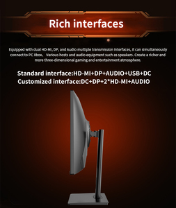 OEM 21.5 23.8 27 32 inch 1k 2k 4K 144Hz 165Hz 180Hz cong máy tính hiển thị chơi game màn hình - Product Image 5