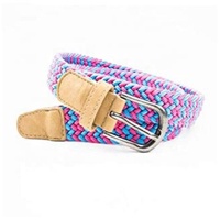 Jolie ceinture élastique en cordon tricoté pour enfants, ceinture tressée pour garçons et filles