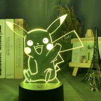 Lampe de chevet LED 3D créative en acrylique, motif camionnette animée pour animaux de compagnie, dessin animé mignon, petit cadeau, vente en gros 2026