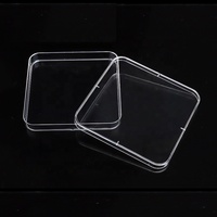 Beconbio PYM01 Perlengkapan Laboratorium Tutup Petri Dish Persegi Transparan Steril Berkualitas Tinggi PS Tebal Sekali Pakai 90mm 10pcs Per Kemasan 1