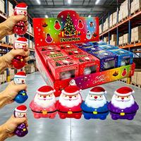 Jouet Squishy de Noël du Père Noël en Maltose, mignon et Kawaii, rempli de Maltose, avec chapeau rouge, en provenance des États-Unis