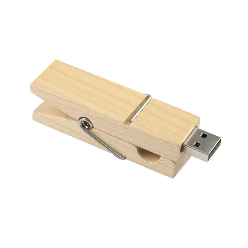 Regalo legno clip usb chiavetta USB 3.0 2.0 1GB 2GB 6GB 8GB 16GB 64GB 128GB 256GB usb chiavette usb