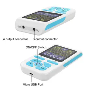 Dual Output Electronic Pulse TENS Therapy Machine EMS Body Massager Unidad Tens