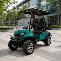 Voiturette de golf électrique pour parc aquatique, 2, 4 ou 6 places, moteur AC 72V 7.5KW, batterie au lithium, pour navette de visiteurs aquatiques, homologuée DOT
