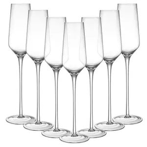 ชุดแก้วแชมเปญคริสตัลชุดแก้วสำหรับปาร์ตี้ของขวัญแก้วไวน์สำหรับคอลเลกชั่นสาวโสด