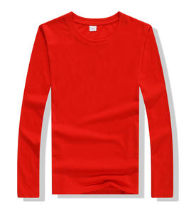T-shirt a manica lunga personalizzabile con logo sublimato, in poliestere/cotone, taglio dritto, sportivo, unisex, traspirante ed economico - Product Image 4