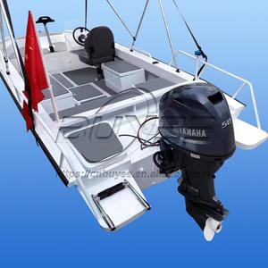 Actividades recreativas 16 pies/4,88 m Aluminio Yacht Pleasure <span class=keywords><strong>6</strong></span> Capacidad Nuevo Barco <span class=keywords><strong>de</strong></span> velocidad <span class=keywords><strong>de</strong></span> pesca a la venta - Product Image 3