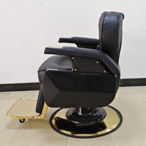 Hair Salon Wholesale Salon Furniture Durable Best Barber Shop Golden Barber <b>Chair</b> - Product Image 4