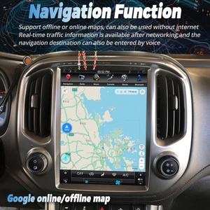 Écran radio Android Tesla 12,1 pouces 2din pour Chevrolet Colorado GMC Canyon 2015 - 2018 GPS Carplay Lecteur multimédia vidéo pour voiture - Product Image 3