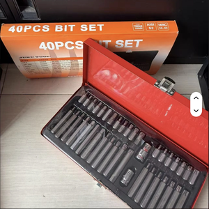 Professional Hand 40-Piece Steel Magnetic <b>Screwdriver</b> <b>Bit</b> <b>Set</b> With Hard Case Hex/Torx <b>Bits</b> OEM SCK-40 SCK-40 - Product Image 4